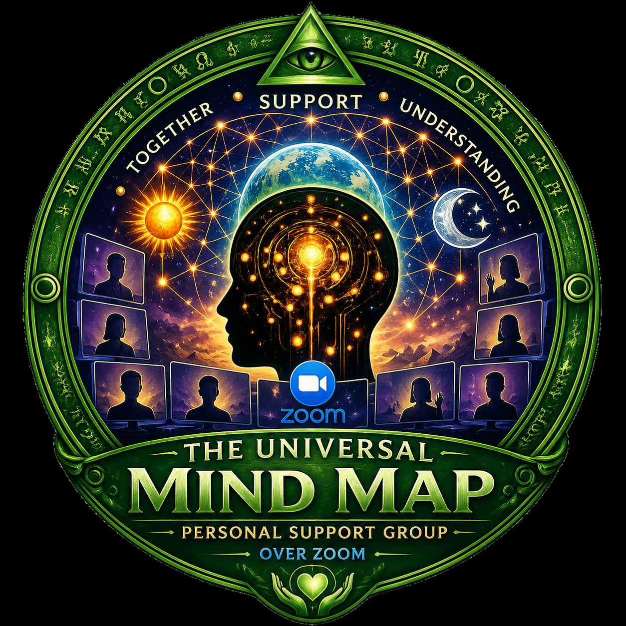 Universal Mind Map Oracle Meditation System Support Group
